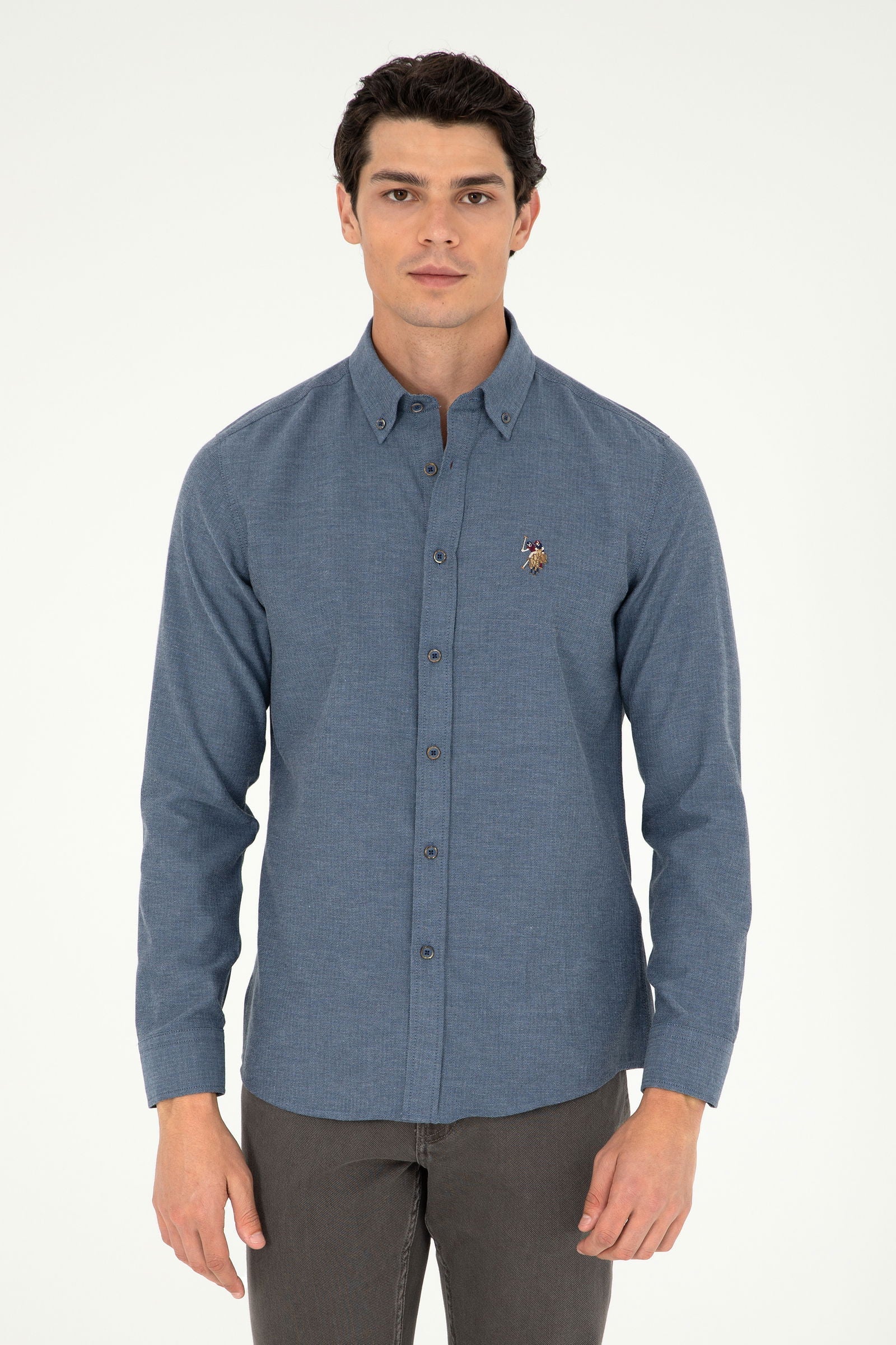 AKIS Woven Shirt BLUE INDIGO