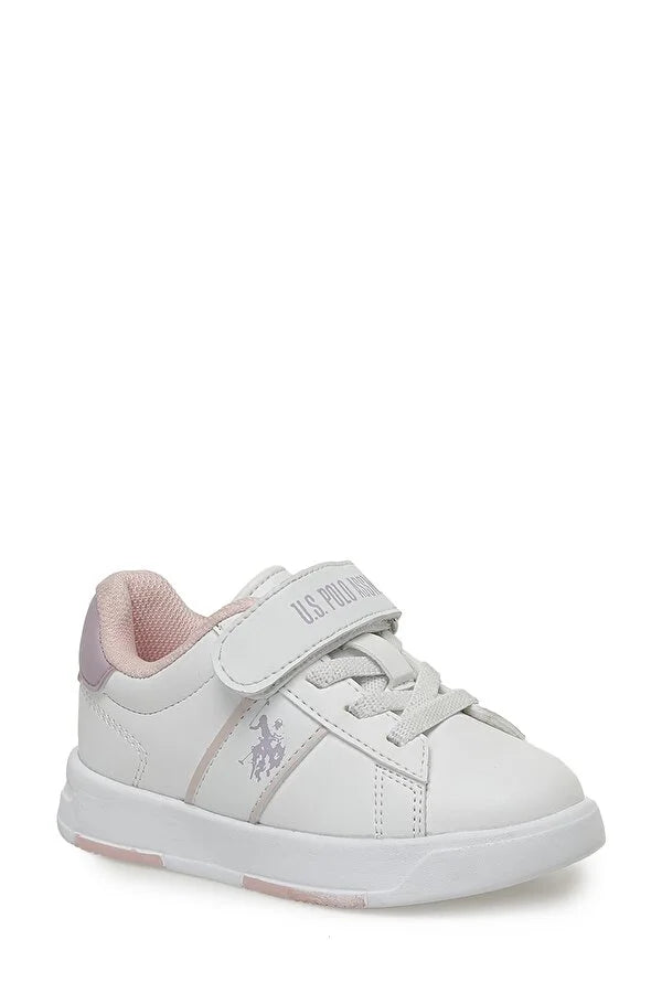 Baskets TRAVIS JR 3PR Blanches Pour Filles-101394704
