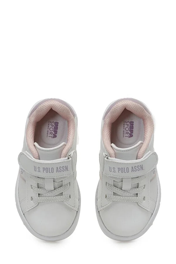 Baskets TRAVIS JR 3PR Blanches Pour Filles-101394704