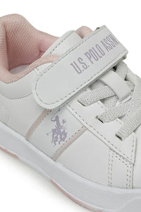 Baskets TRAVIS JR 3PR Blanches Pour Filles-101394704