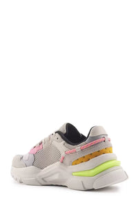 BASKET FEMME VINCENT WMN 4FX BEIGE-PINK-SARI