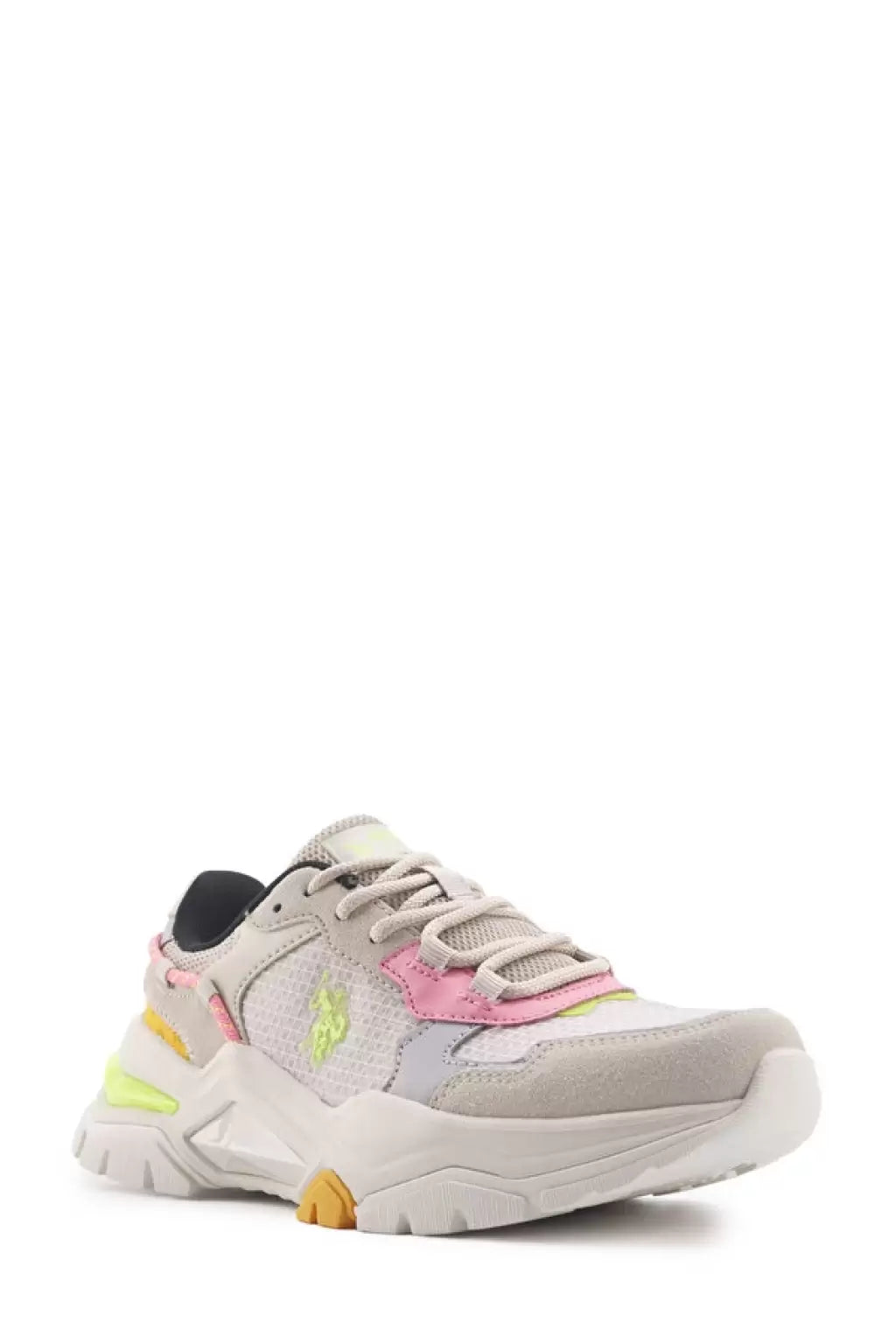 BASKET FEMME VINCENT WMN 4FX BEIGE-PINK-SARI