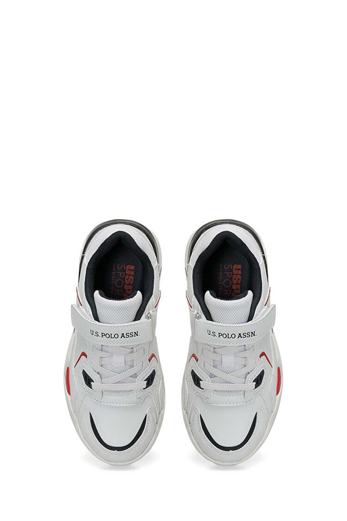 BASKET GARÇON DENVER HI JR 4PR WHITE-BLUE-RED