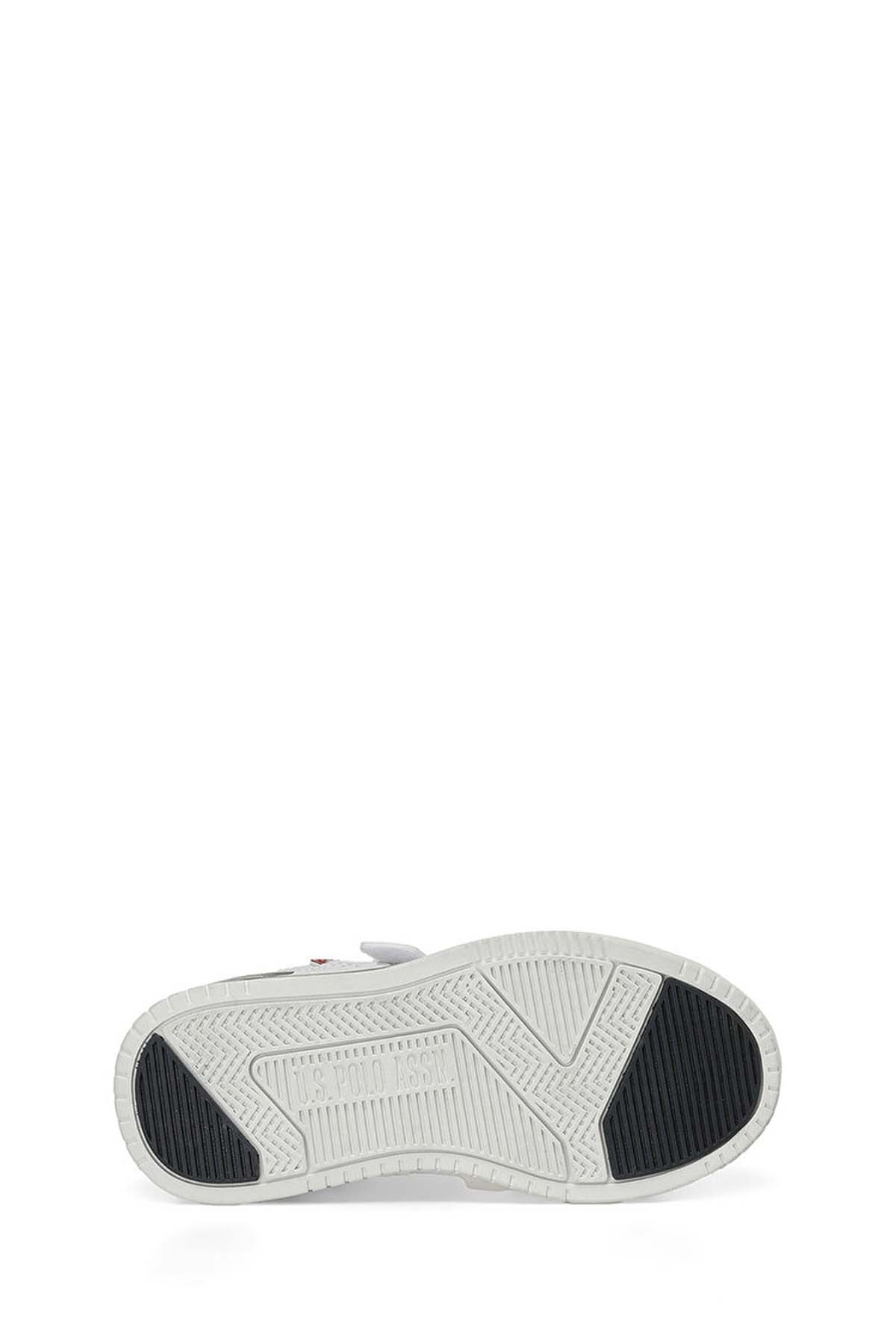 BASKET GARÇON DENVER HI JR 4PR WHITE-BLUE-RED