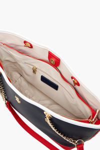 SAC FEMME NAVY-RED-WHITE