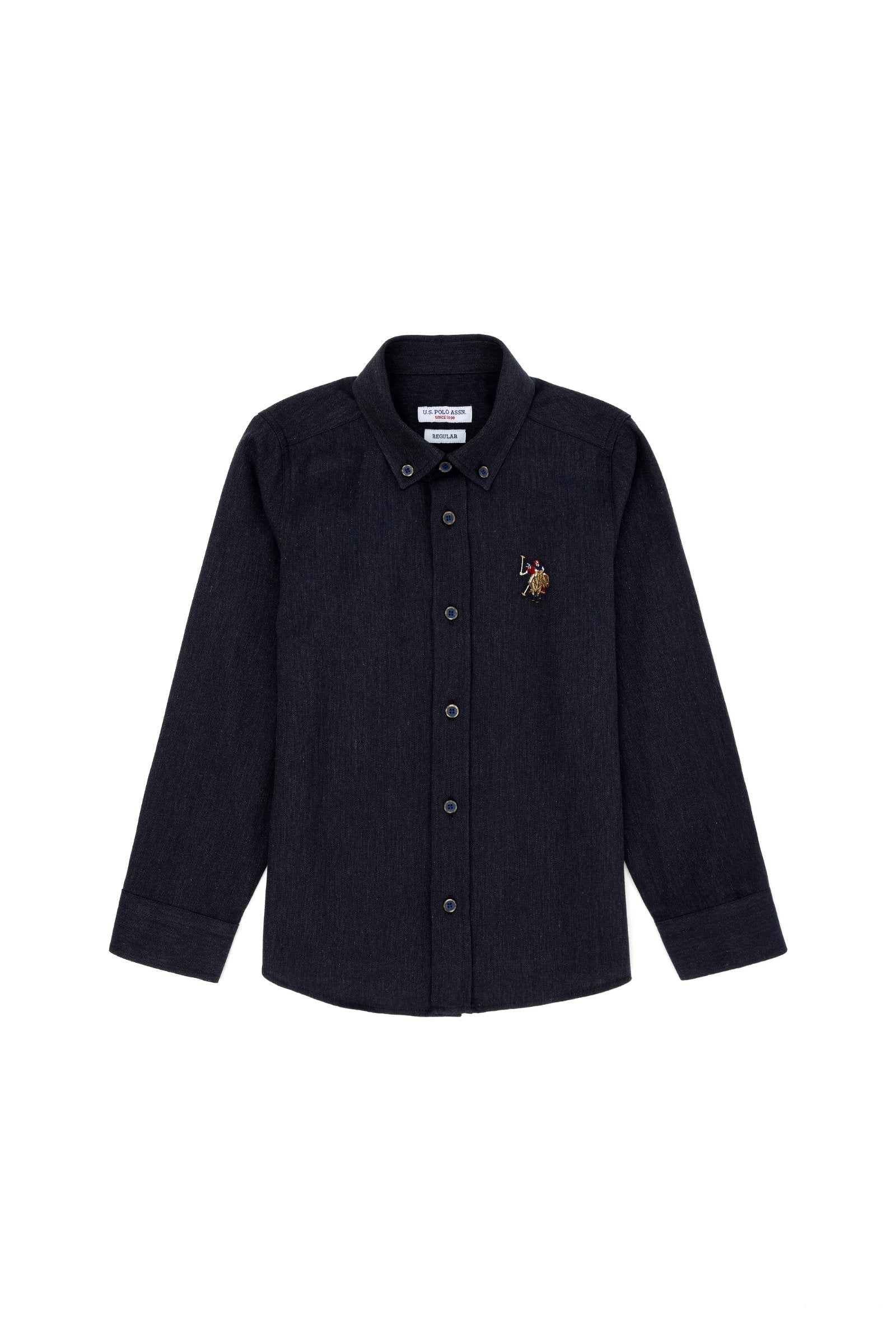 CHEMISE GARCON AKISKIDS NAVY-BLUE