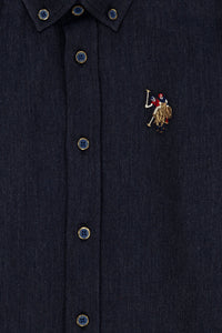 CHEMISE GARCON AKISKIDS NAVY-BLUE
