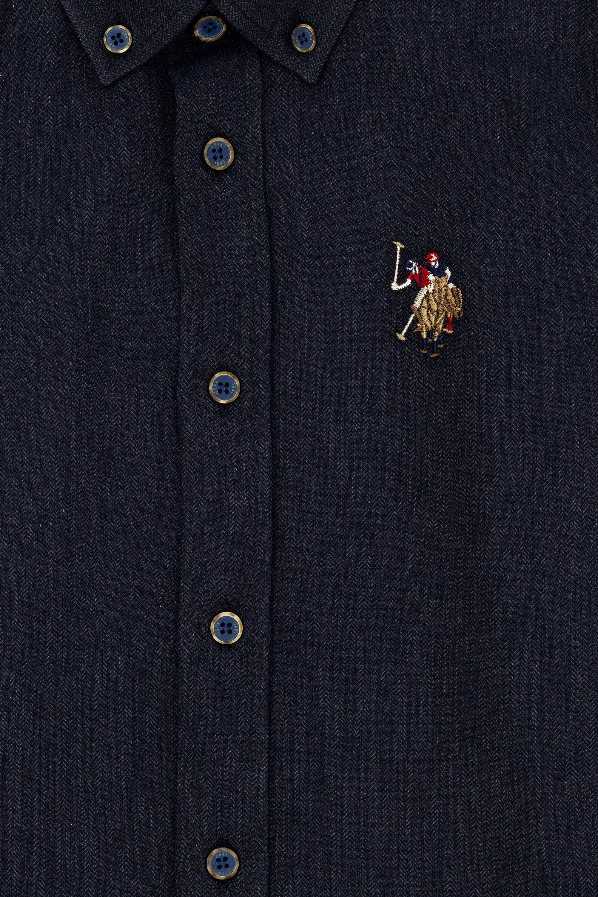 CHEMISE GARCON AKISKIDS NAVY-BLUE