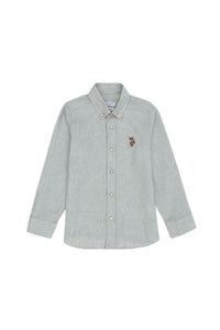 CHEMISE GARCON AKISKIDS STONE