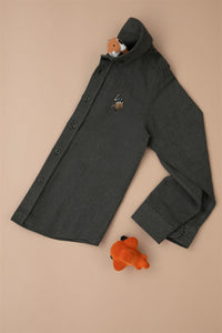 CHEMISE GARCON AKISKIDS GREEN-FONCE