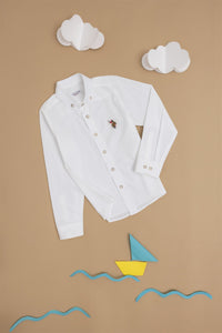 CHEMISE GARCON CEDCOLOR WHITE