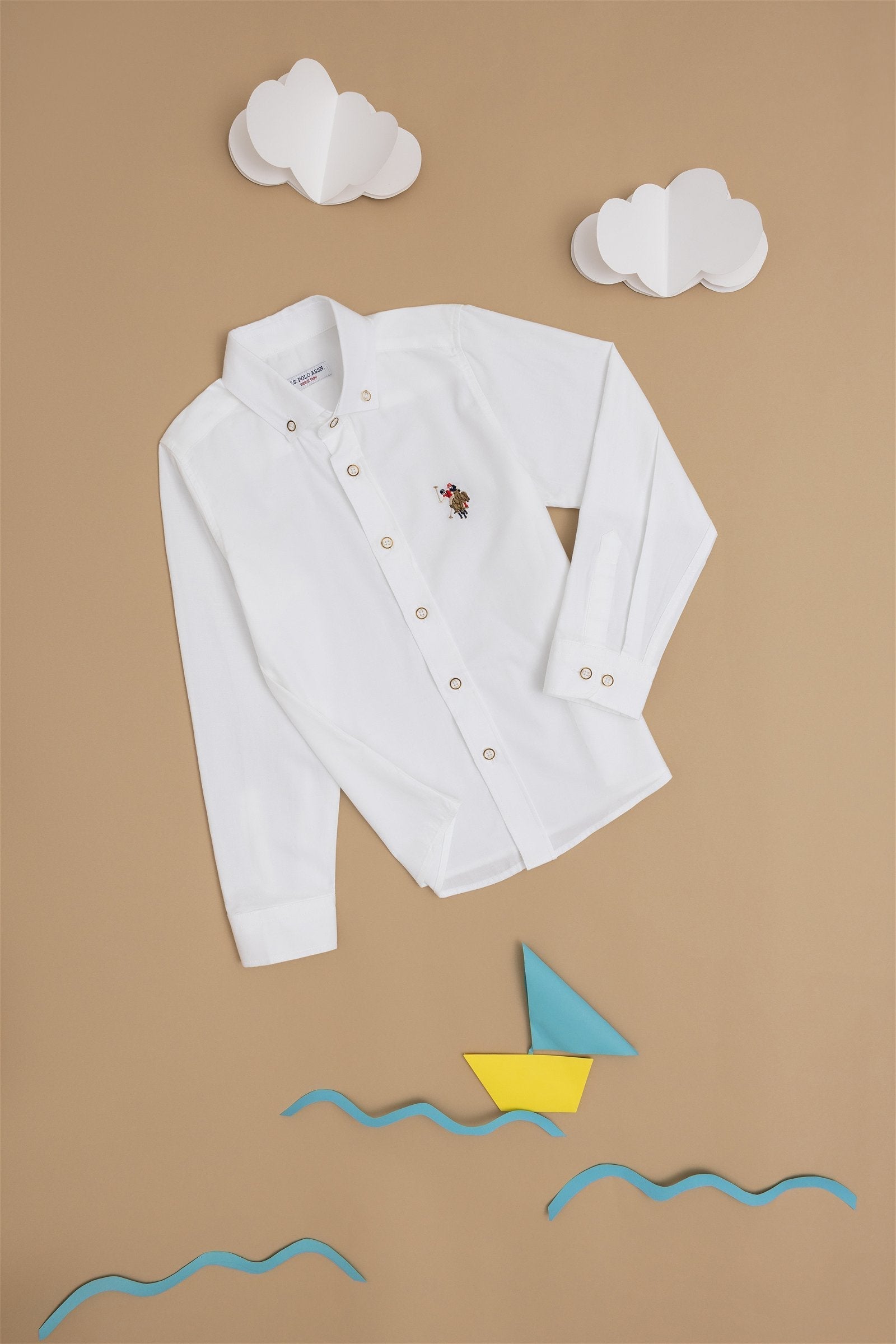 CHEMISE GARCON CEDCOLOR WHITE