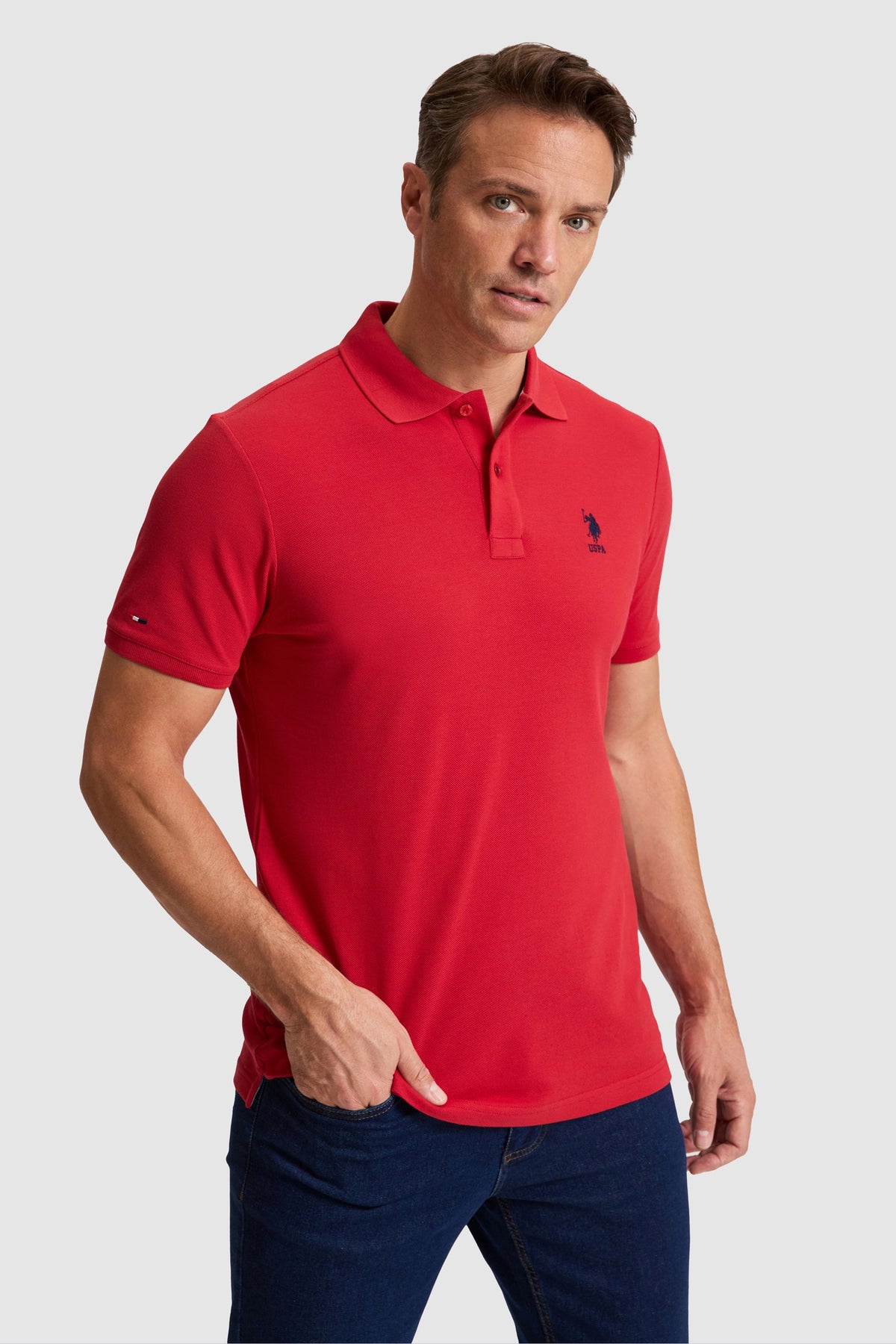 T-SHIRT HOMME TP04 BASIC-RED