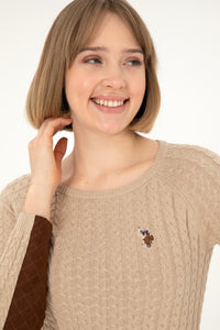 PULL FEMME MERY BROWN SABLE