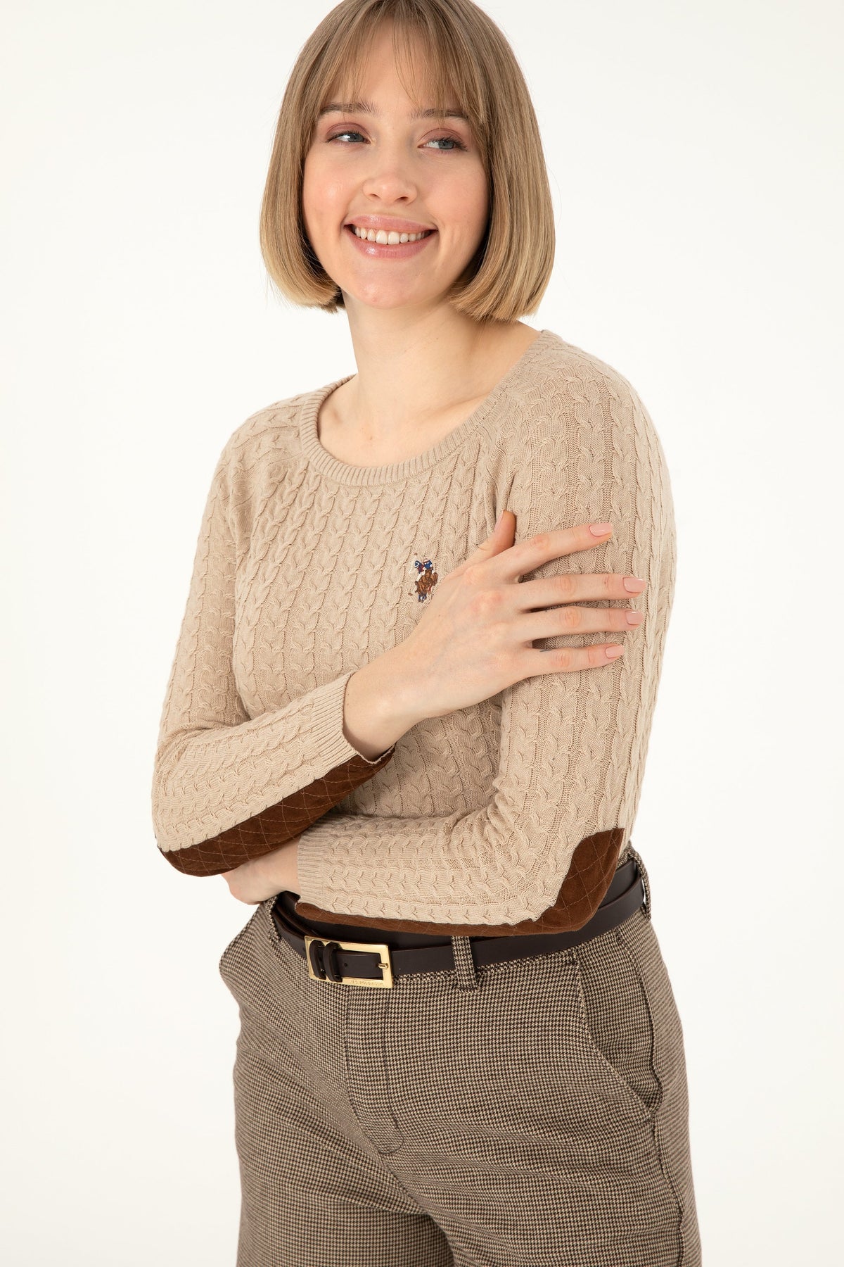 PULL FEMME MERY BROWN SABLE