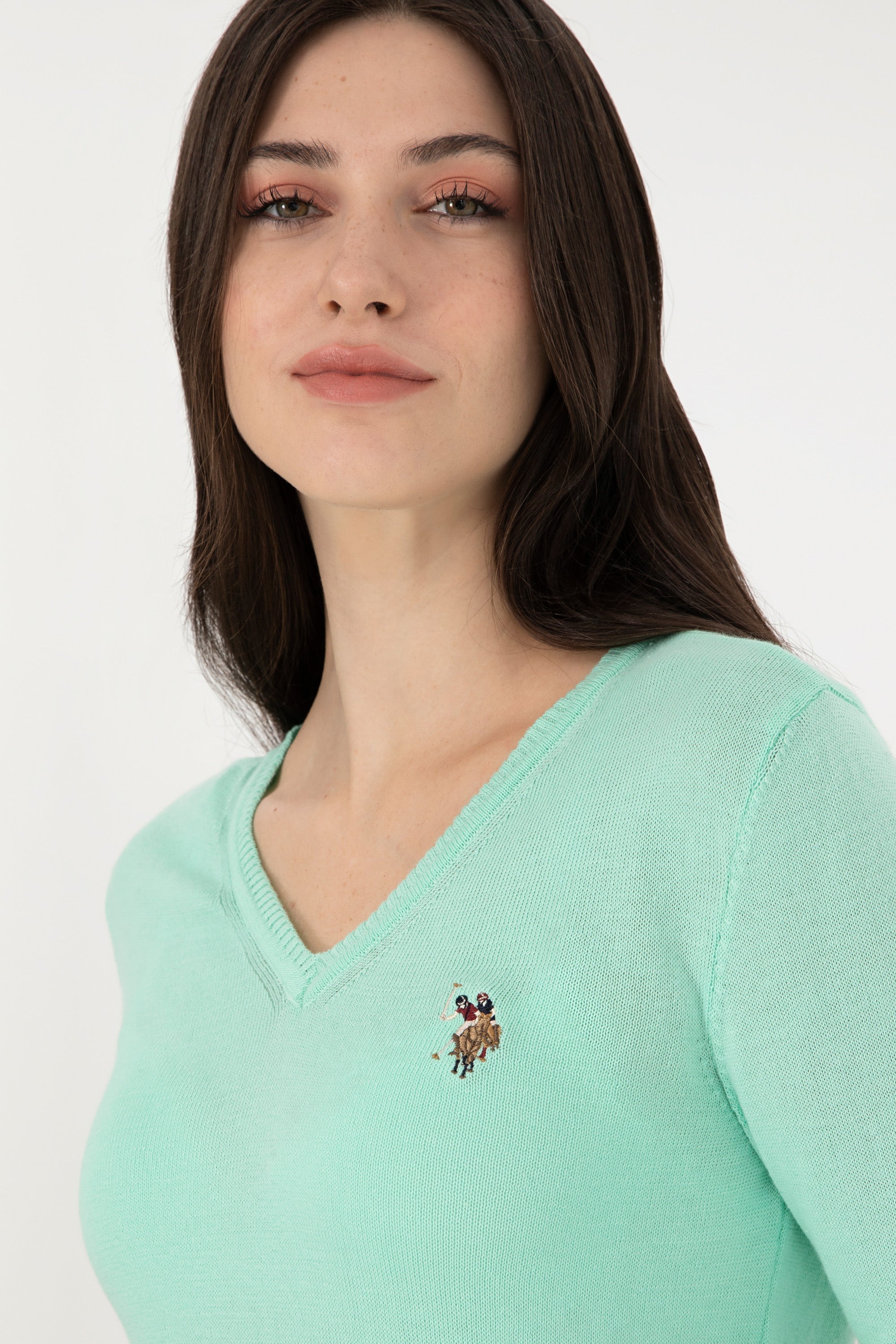 PULL FEMME TD02 GREEN-MENTH