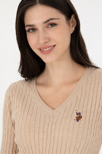 PULL FEMME TK03 BROWN-SABLE