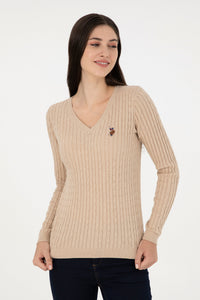 PULL FEMME TK03 BROWN-SABLE