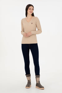 PULL FEMME TK03 BROWN-SABLE