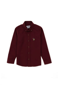 CHEMISE GARCON AKISKIDS BURGUNDY