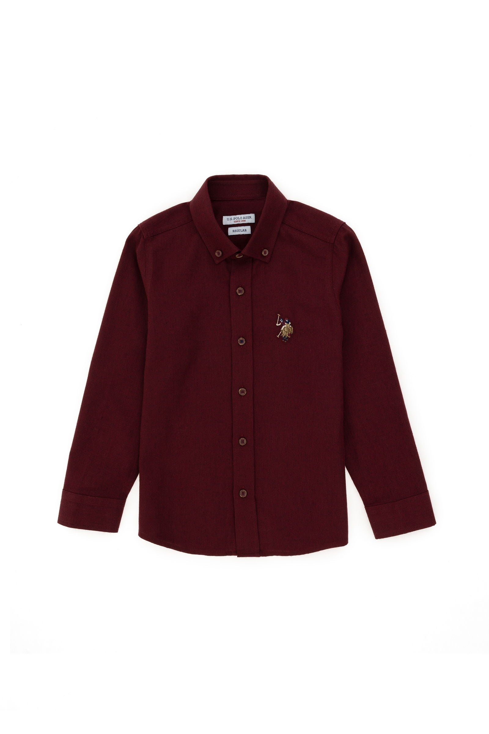 CHEMISE GARCON AKISKIDS BURGUNDY
