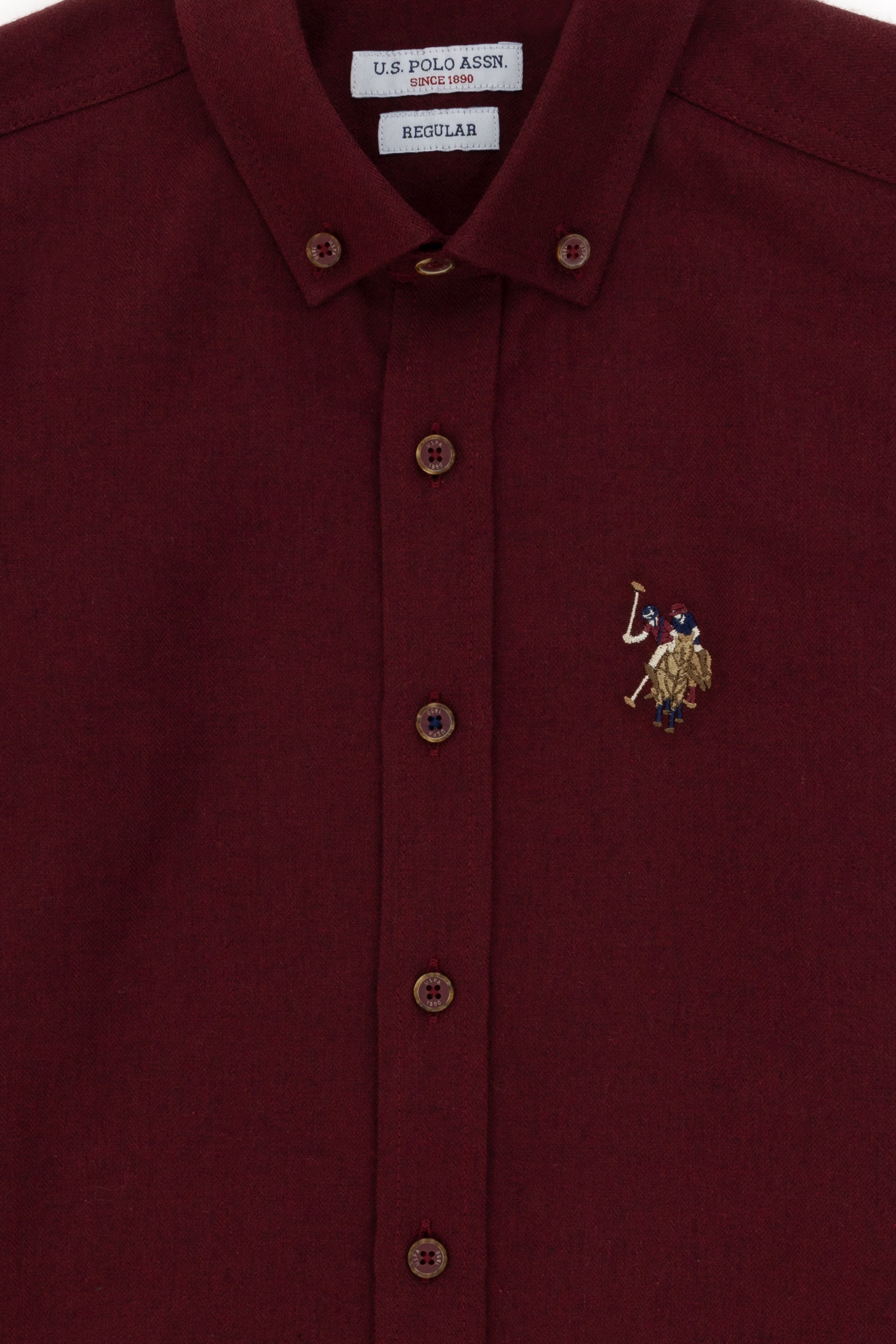 CHEMISE GARCON AKISKIDS BURGUNDY