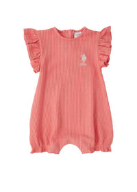 Salopette courte Frisé bébé fille -USB1987-V1