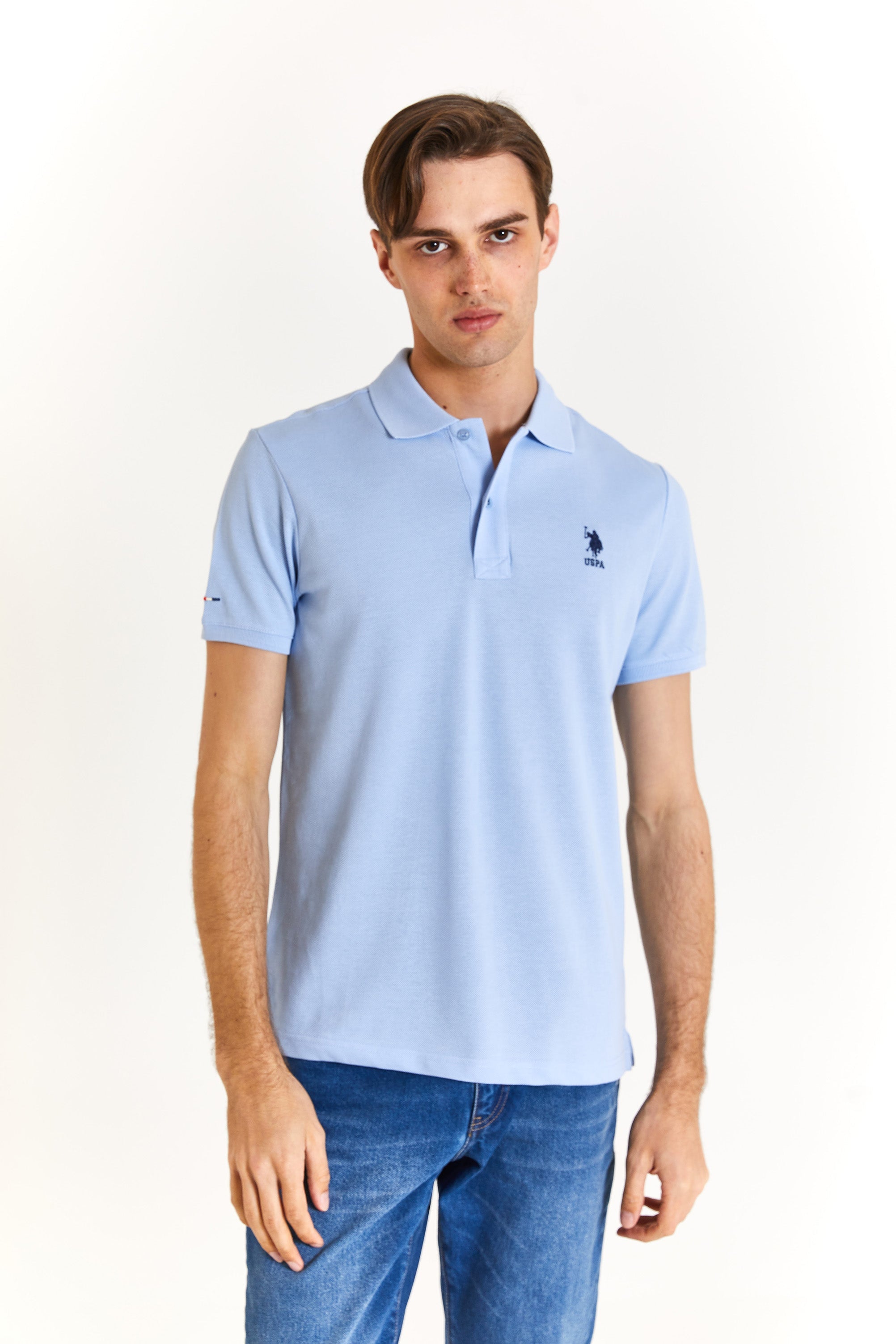 T-SHIRT HOMME BASIC TP04 BLUE-LIGHT