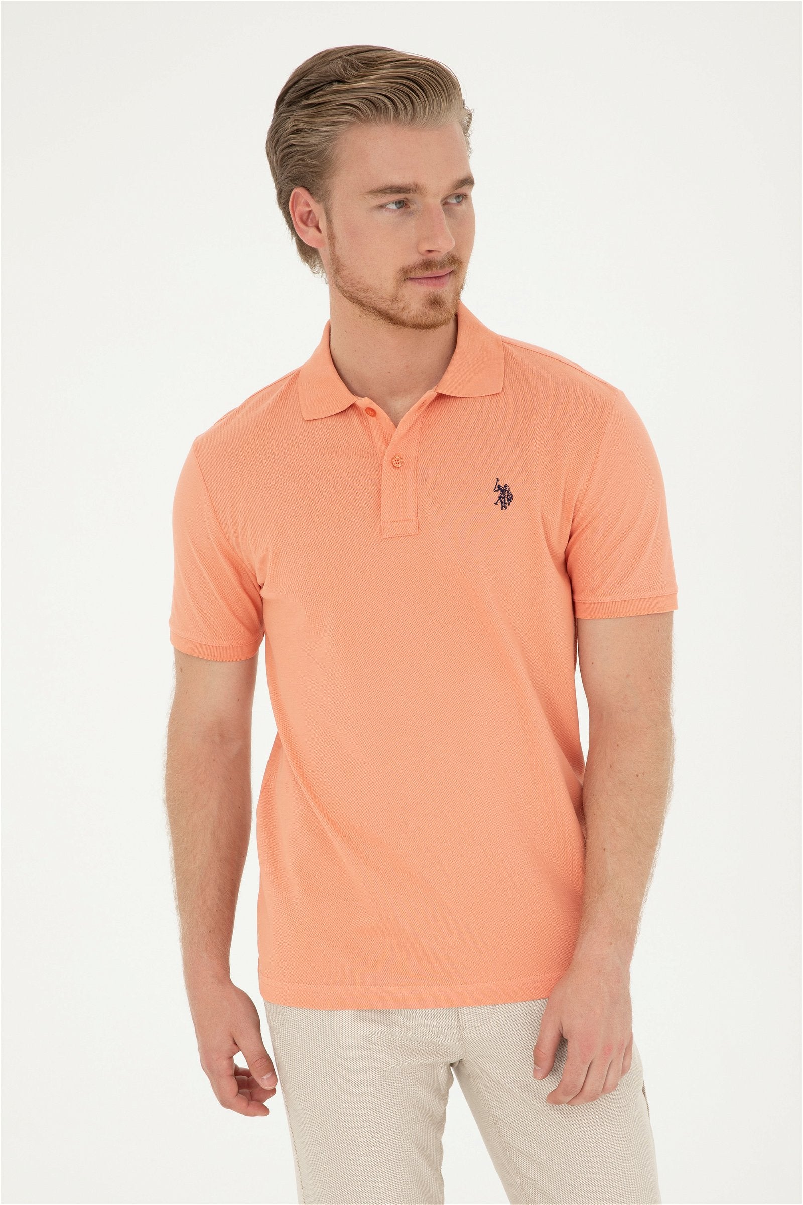 T-SHIRT HOMME BASIC GTP04 ORANGE
