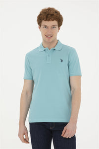 T-SHIRT HOMME BASIC GTP04 GREEN-MENTH