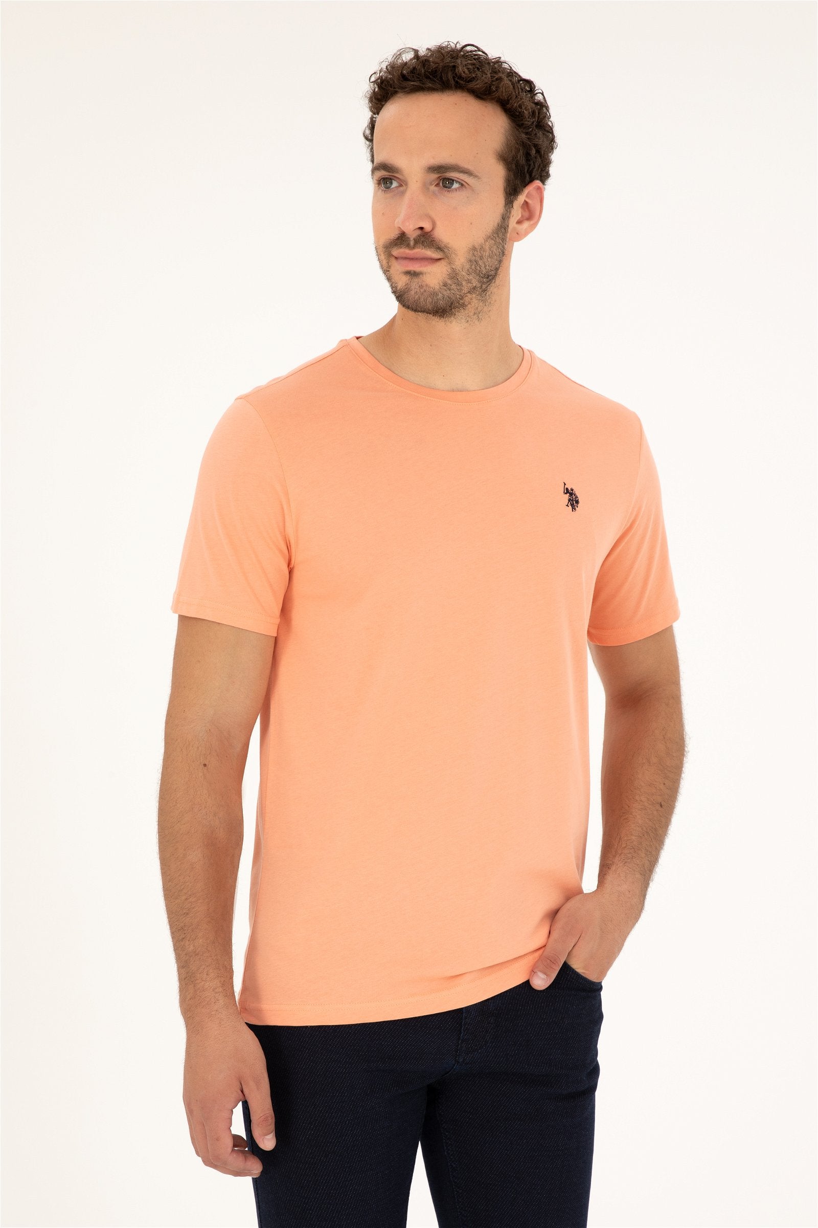 T-SHIRT HOMME BASIC ORANGE