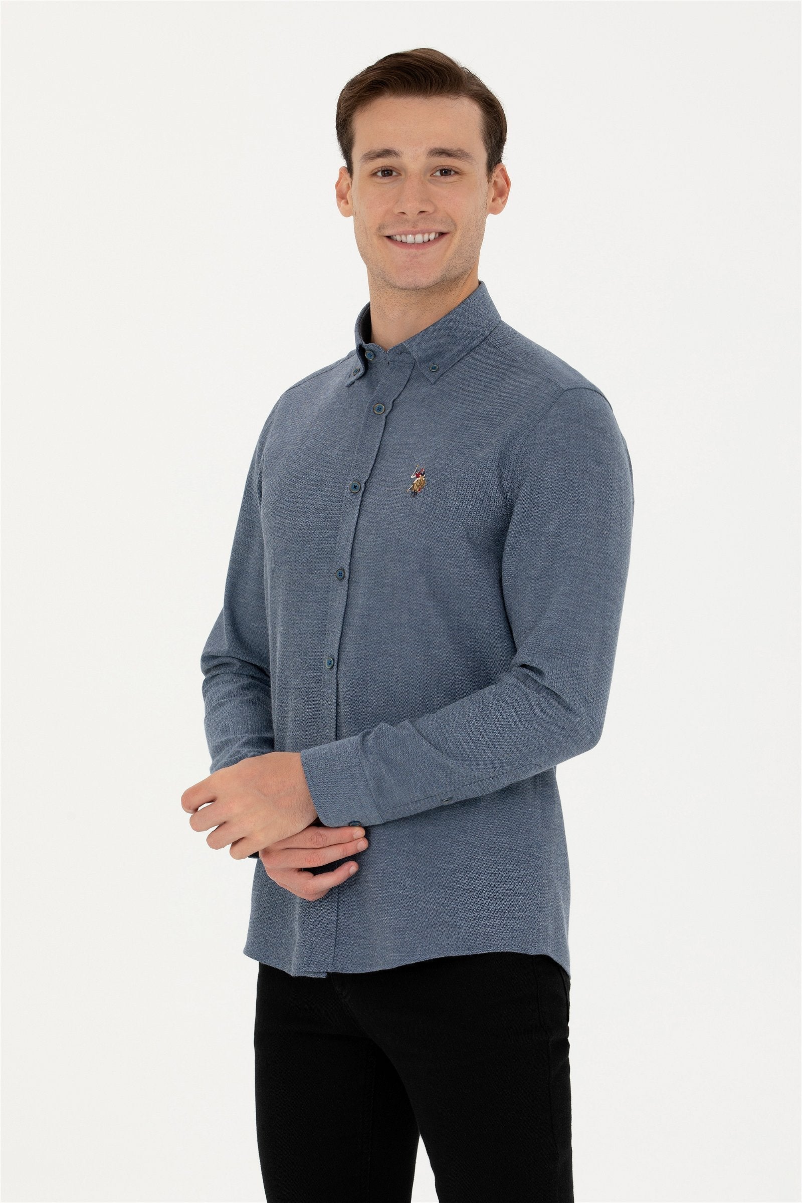 CHEMISE AKIS INDIGO - 1962144VR028