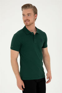 T-SHIRT HOMME BASIC TP04 GREEN-FONCE