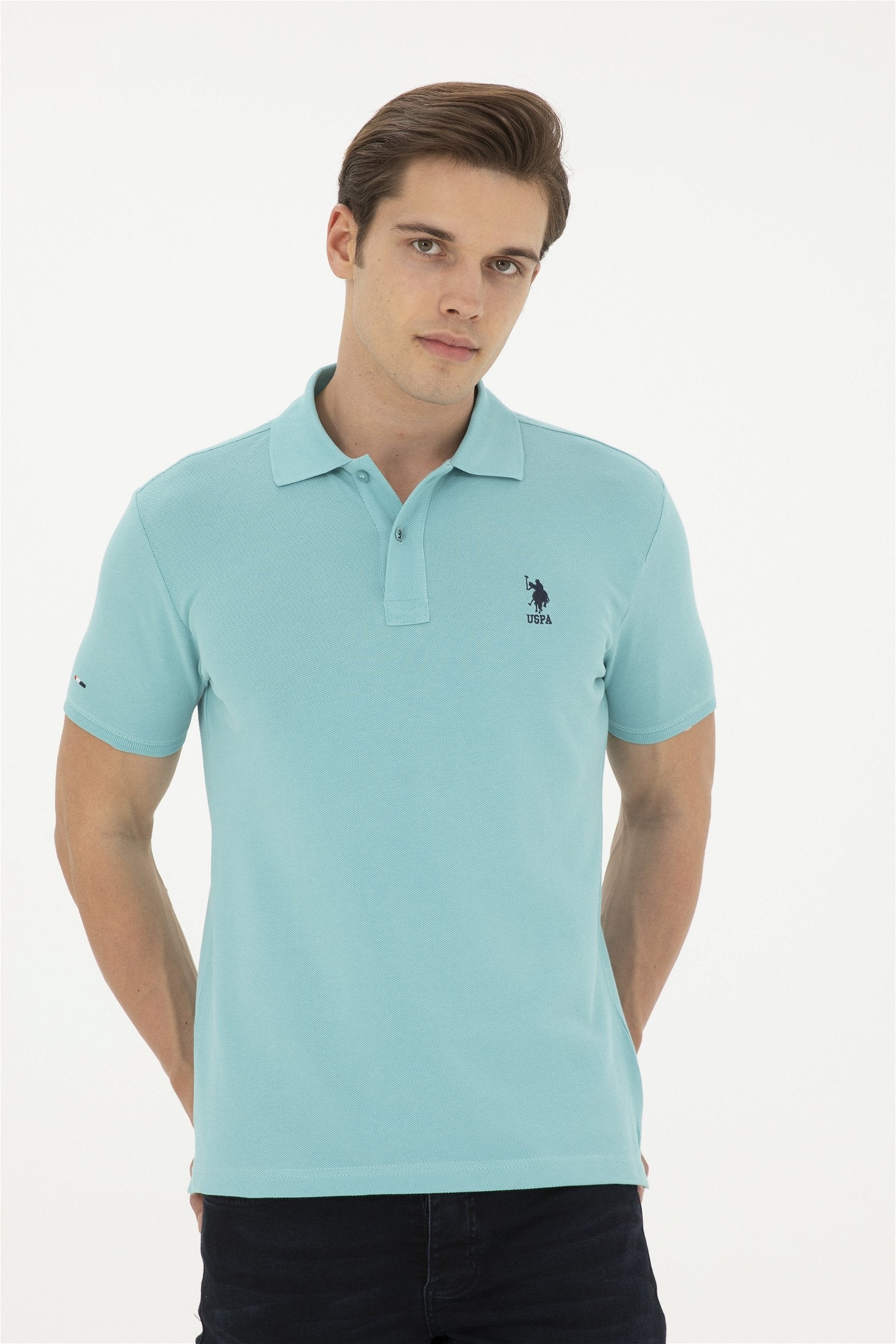 T-SHIRT HOMME BASIC TP04 GREEN-MENTH