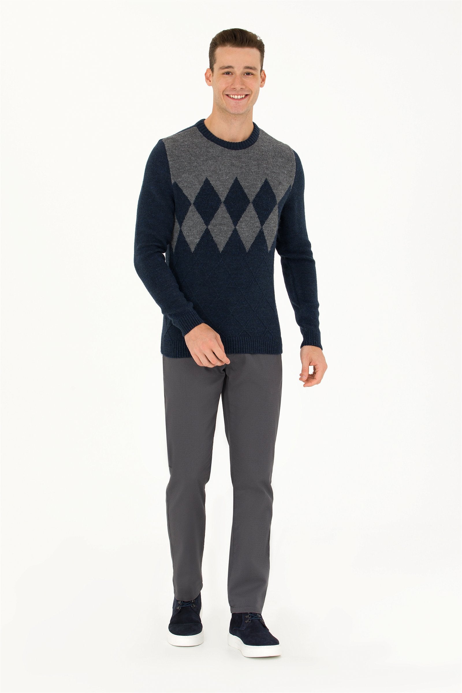 CHINOS KENZI-REG GRIS FONCà‰ - 1675278VR006