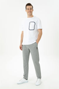 PANTALON HENBIX MELANGE GRIS-1639154VR086