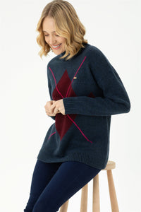 PULL FEMME GOB NAVY-BLUE