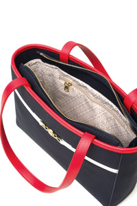 Women's bag US25233 NAVY-RED-WHITE