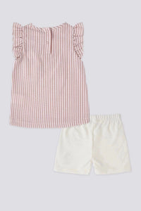 ENSEMBLE BEBE 02 PIECE PINK
