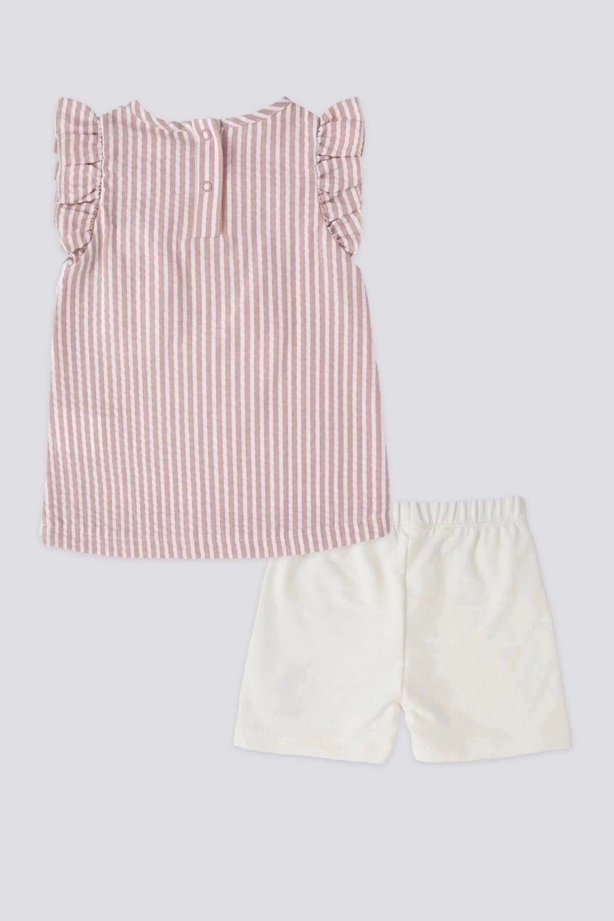 ENSEMBLE BEBE 02 PIECE PINK
