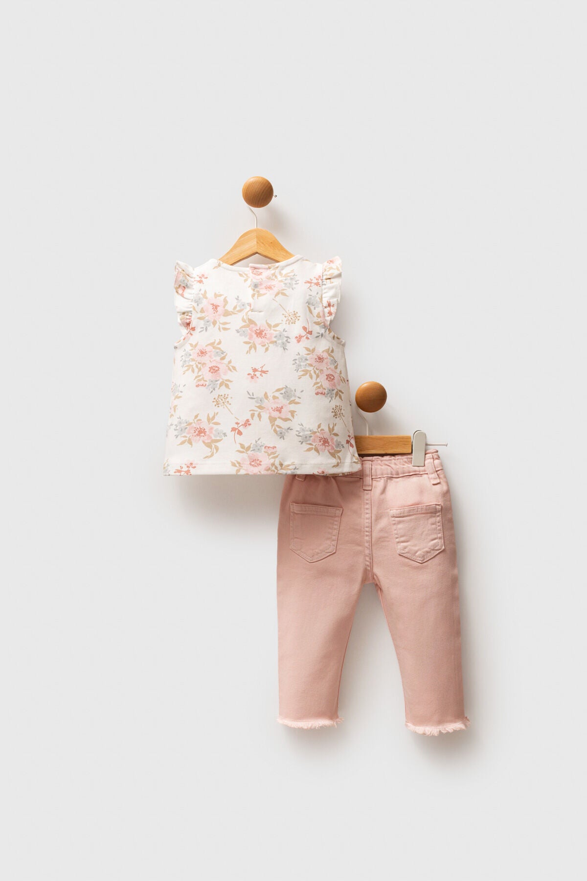 ENSEMBLE BEBE  02 PIECES PINK