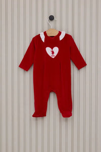 Grenouillère bébé Rouge