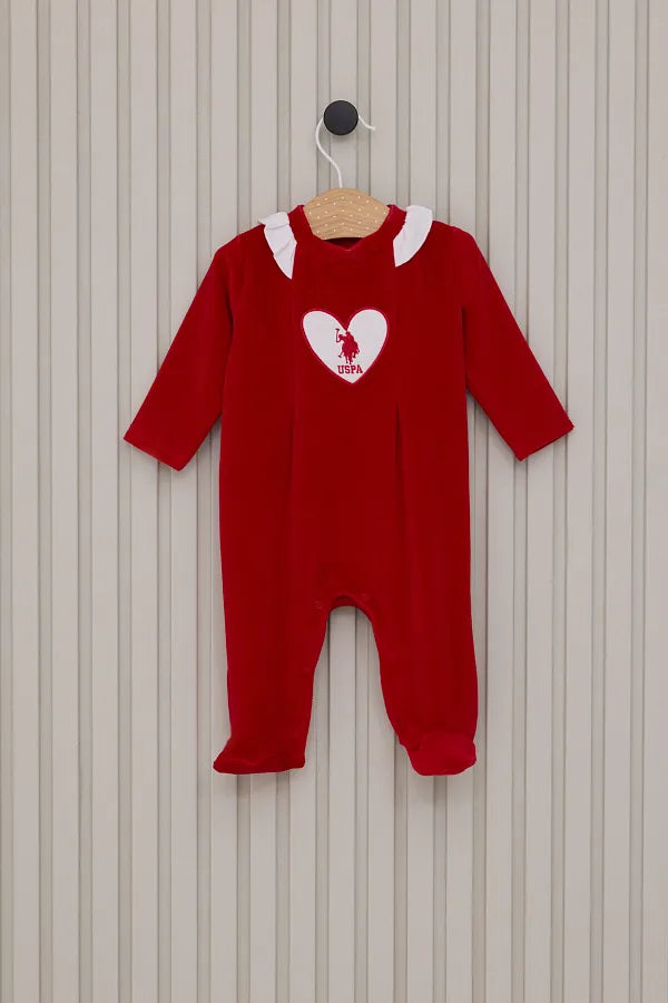 Grenouillère bébé Rouge