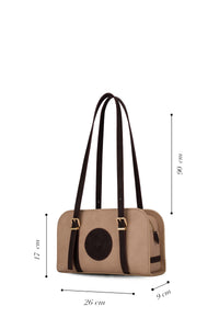 SAC FEMME BEIGE-BROWN