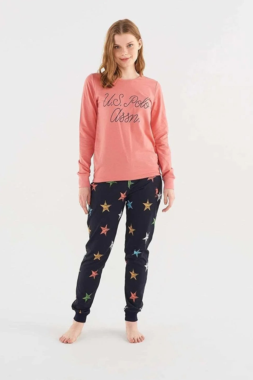 PYJAMA FEMME 02 PIECES SAUMON