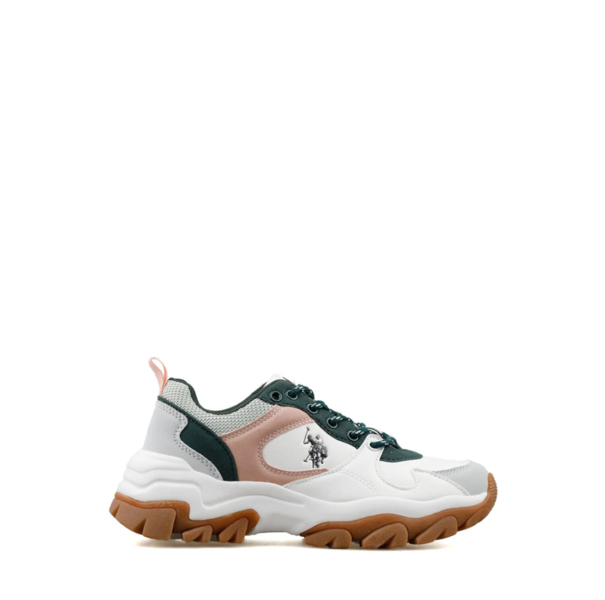 BASKET FEMME TRACKY 5FX WHITE-GREEN