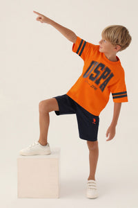 ENSEMBLE GARCON ORANGE