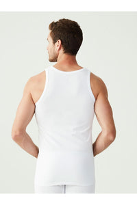LOT DE 02 Dà‰BARDEURS BLANC HOMME- TANK 80189