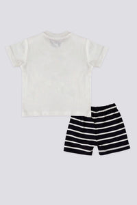 ENSEMBLE GARCON 02 PIECE WHITE