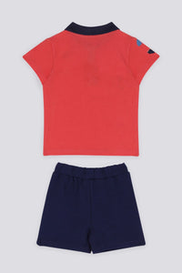 ENSEMBLE BEBE 02 PIECES RED